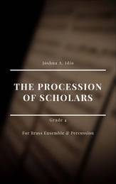 The Procession of Scholars Concert Band sheet music cover